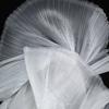 Fashion Bright Organza Fabric DIY Stiff Shape Pleated Mesh Fabrics Polyester Material Wrinkled Texture Fabric Wedding Decoration