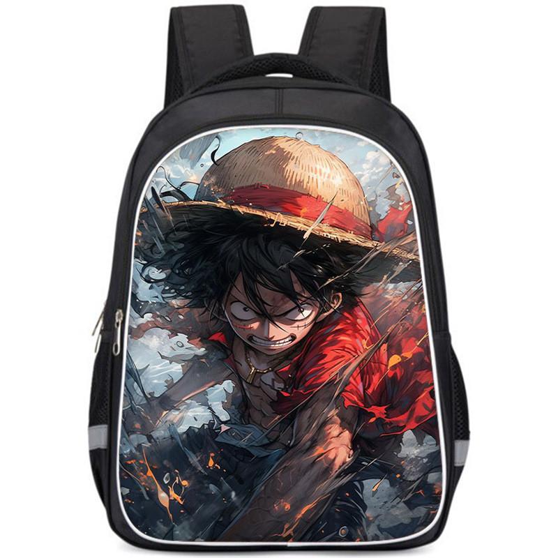 Large Capacity Lightweight Oxford Cloth Backpack For Kids Unisex School Bag