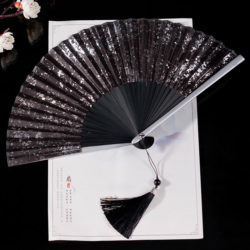 Gradient Cheongsam Style Hanfu Dance Folding Fan