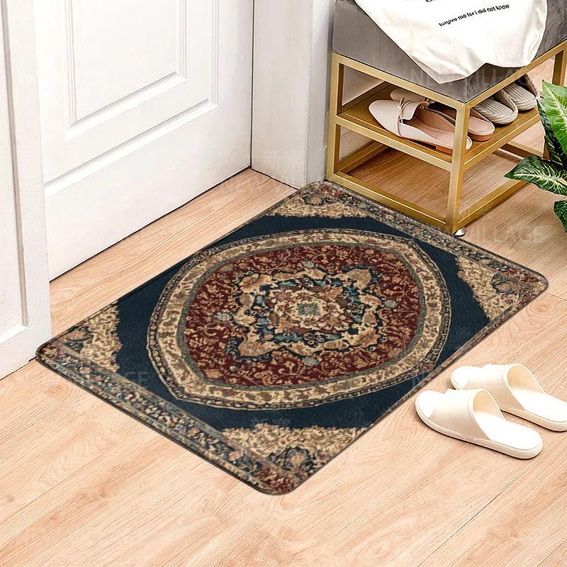 House Entrance Carpet Home Door Mat Modern Nordic Style Room Bath Foot Bathroom Non-slip Kitchen Water Absorption Rugs Abstract