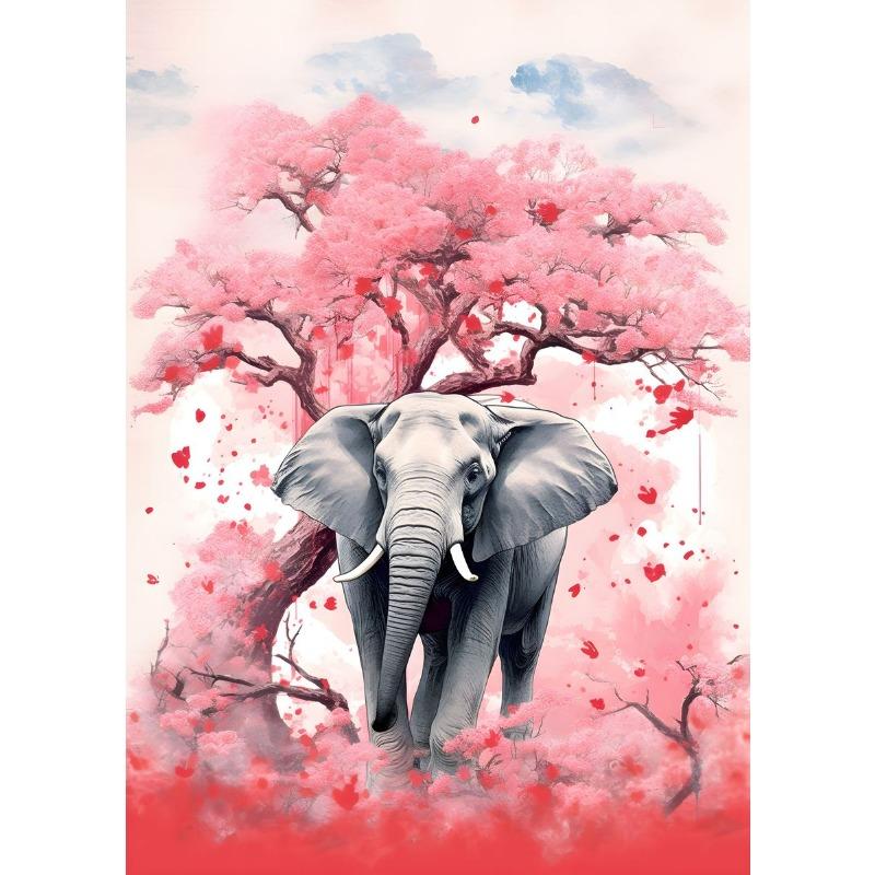 

Животное Акварель Розовый Цветок Постер Сова Олень Лошадь Выдра Тигр Коала Холст Живопись Настенное Искусство для Гостиной Домашний Декор 21cm×30cm NoFrame