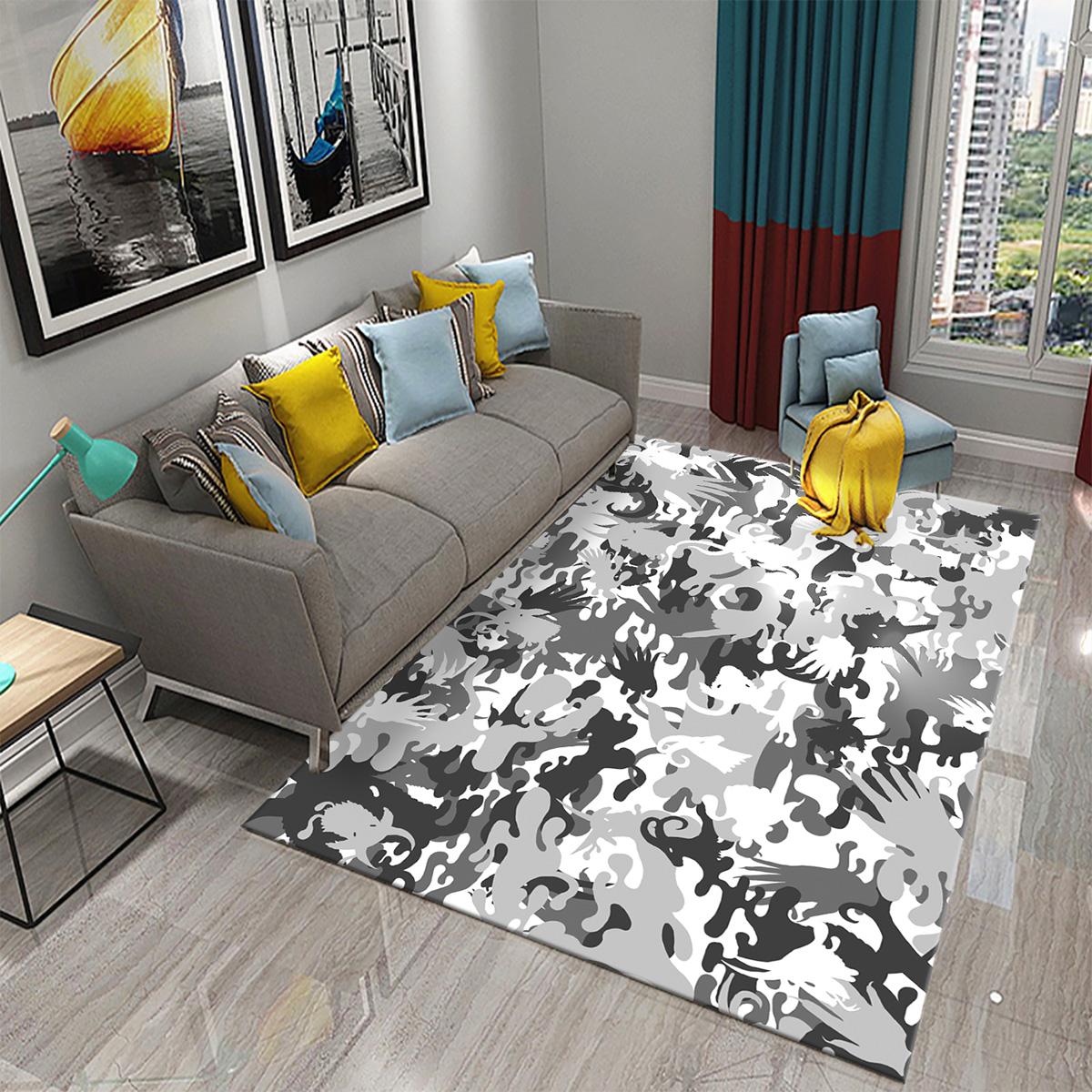 

Colorful Camouflage Carpet for Living Room Bedroom Decor Floor Rugs Bathroom Anti-Slip Mat Doormat Entrance Carpet Area Rugs 40x60cm 16x24 inch