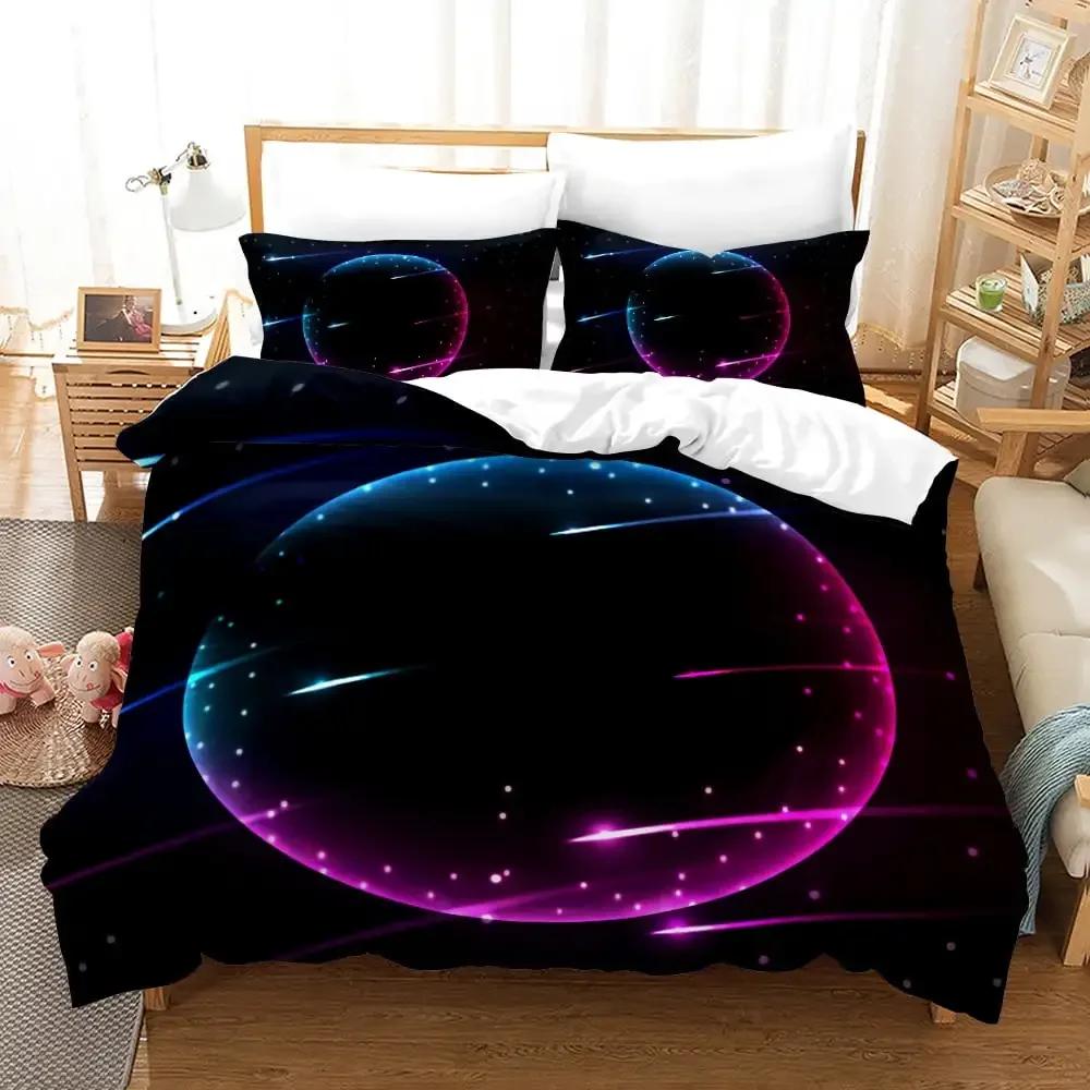 Comforter Constellation Psychedelic Galaxy Astrology Hippie Mystery Compass Blue For Bedroom Decoration Warm Soft