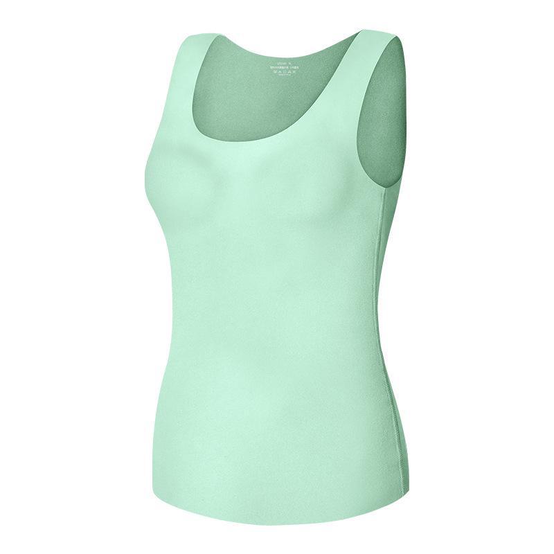 

Женский тонкий плюшевый жилет: Утолщенный, теплый внутренний слой для зимы — идеально подходит в качестве нижней рубашки или топа на подтяжках, обеспечивает комфорт и защиту от холода. 175(XXL) трава зеленый