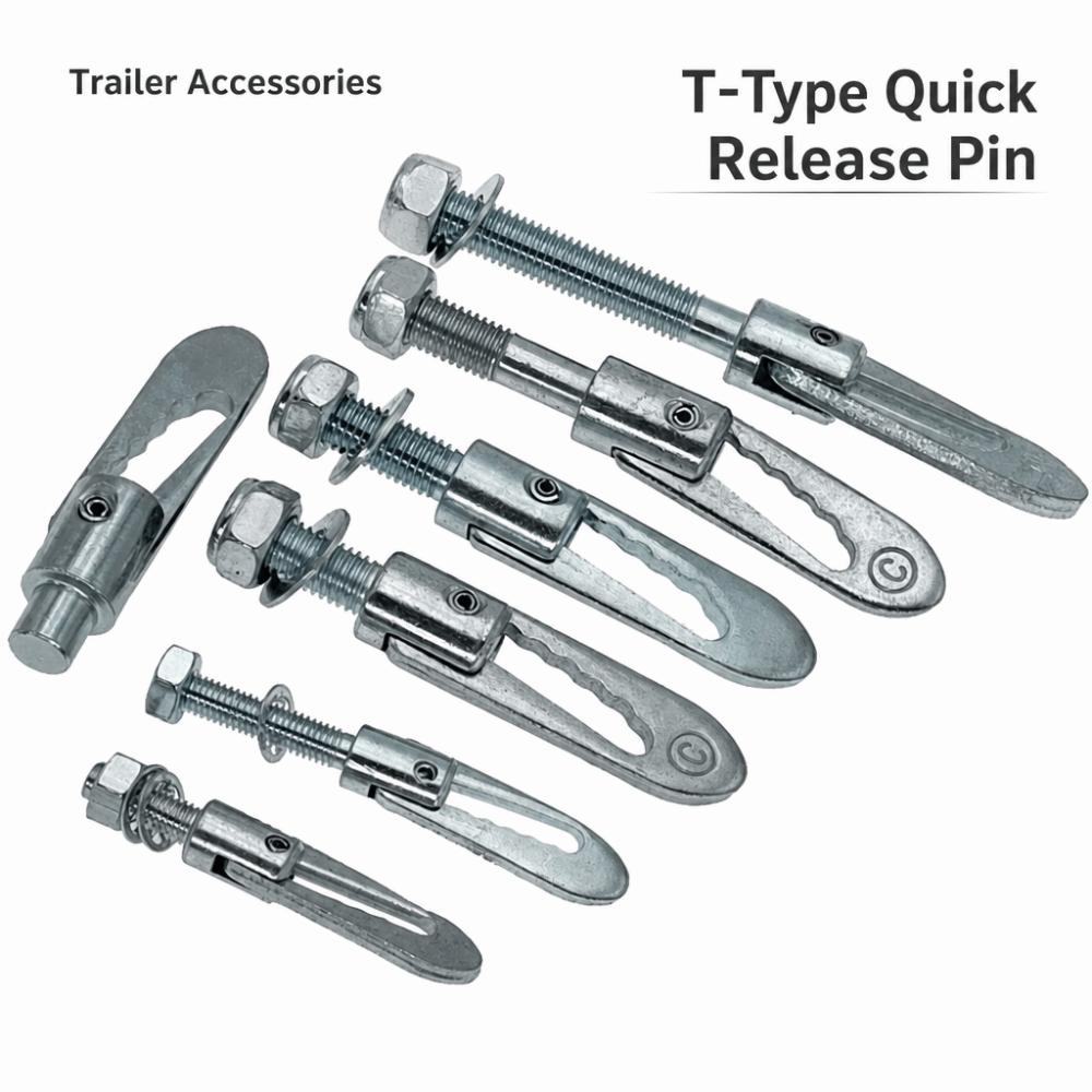 Spring Loaded Lock Quick Release Pin Carbon Steel Spring Lock Pin  Towing Equipment Fix