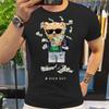 Vtipná trička s medvědem na skateboardu Harajuku Streetwear Tričko Bavlněná trička Módní Krátký rukáv Věř RICH BOY trička Oblečení