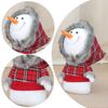 Funny Christmas Snowman Doll Cartoon Cute Snowman Figure  Home Decoration