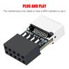 Motherboard USB Adapter 9 Pin Connector USB 2.0 Chassis Motherboard Type-C Socket High-Speed Converter Connector Male to Type-E