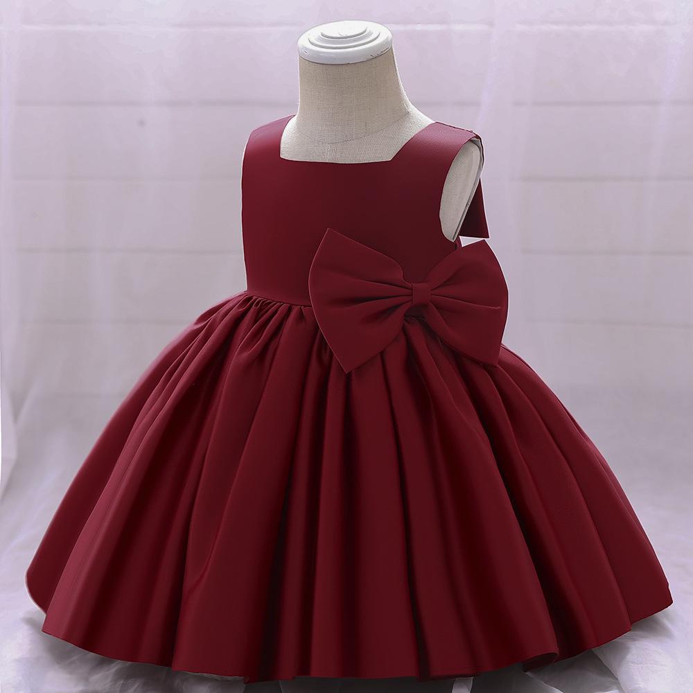 Children's Princess Bow Party Dress - Baby & Toddler Birthday Costume