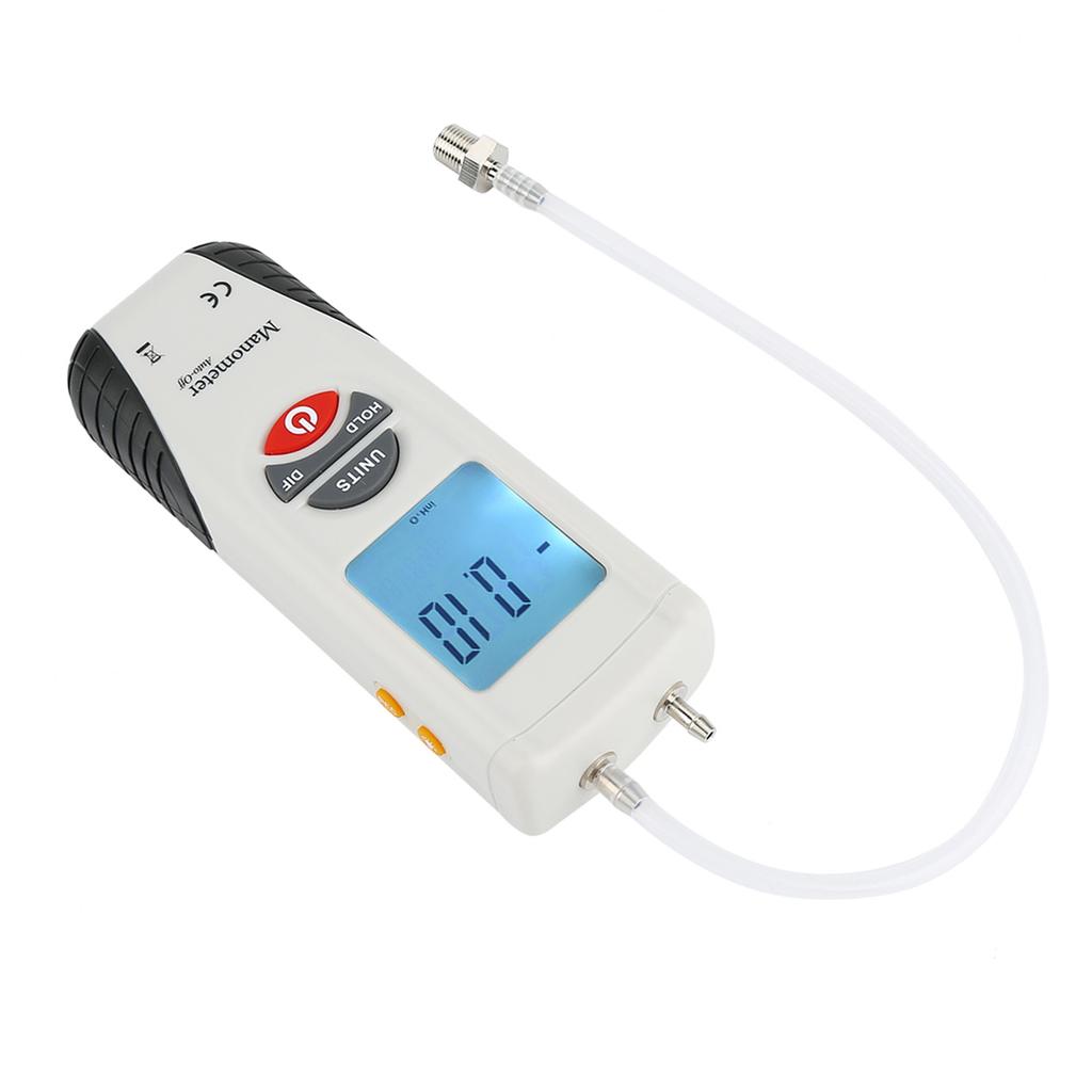 HT?1890 Handheld Digital Manometer Differential Gauge  Pressure Meter 11 Selectable Units