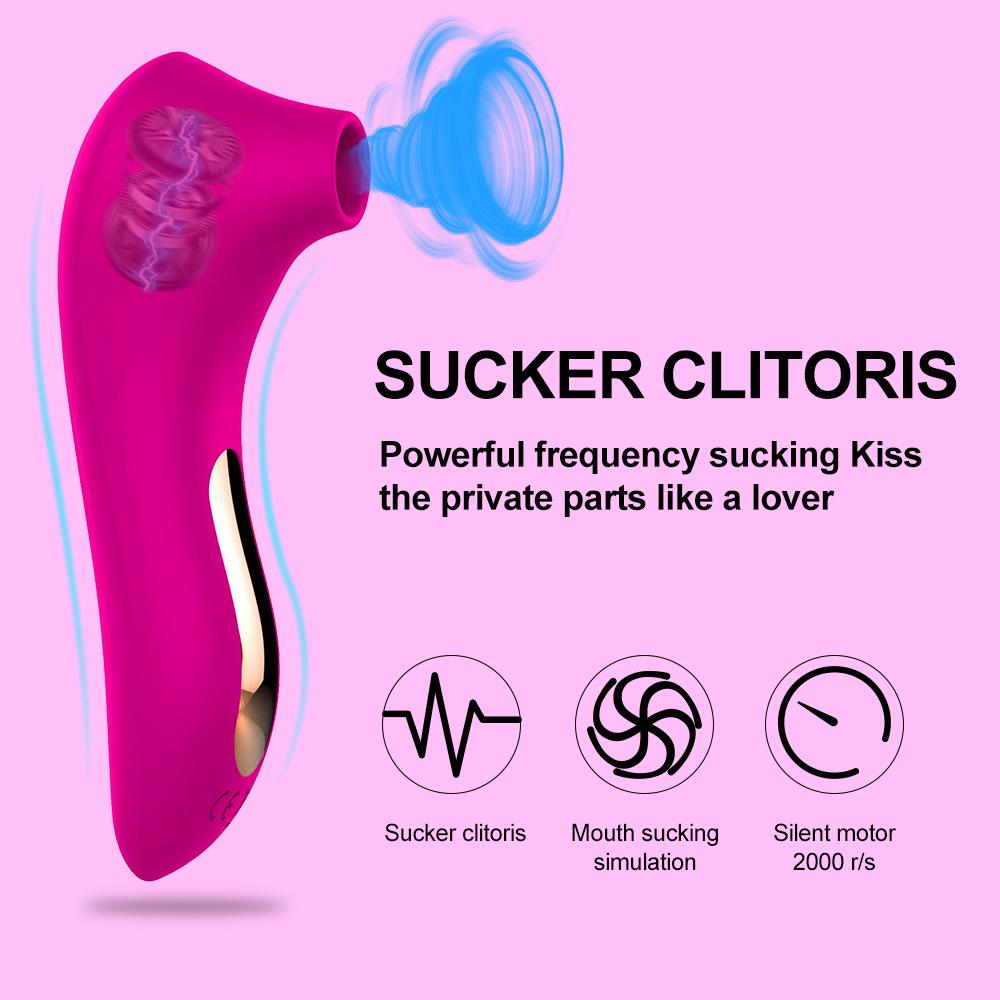 Portable Suction Egg Vibrator - Clitoral Licking Toy for Women