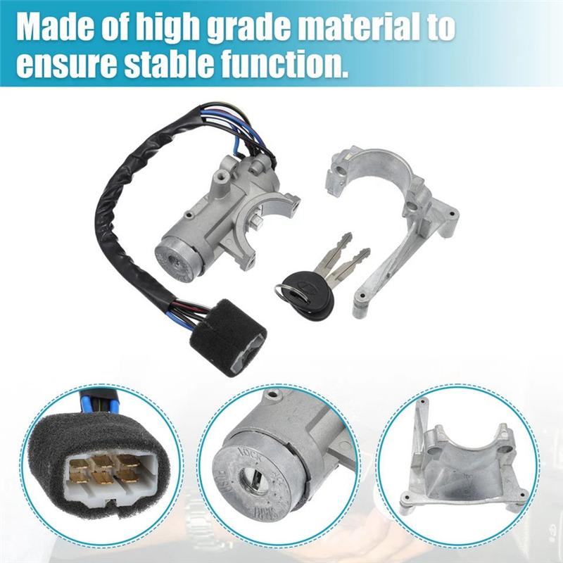 A16P-Car Ignition Lock Cylinder Switch Assembly 2 Keys- For Hyundai For ACCENT Model Part Number 81900-25A50