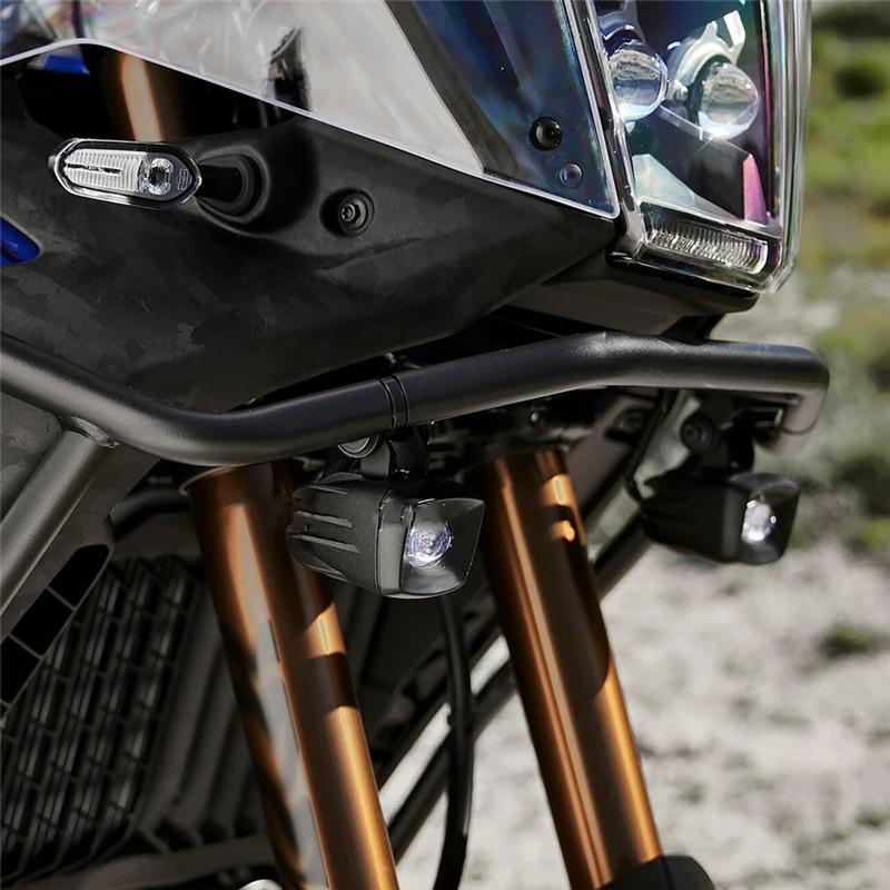 A16P-For TENERE Tenere 700 World Raid - Front Crash Guard Fog Light Bracket Auxiliary Bar Black Motorcycle Parts
