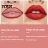 Daily Makeup Lip Liner Retractable for Women, Long Lasting Waterproof Pencil, Pencil Essential Tools Precise Shaping & Filling Precision