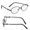Reading Blue Light Resin Titanium A32 [KIHASU] Glasses, Blocking, Women's, Lenses, Alloy, Black, +2.0 Power,