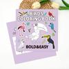 40-Page Fruit & Food Cartoon Doodle Coloring Book for Kids Aged 4+