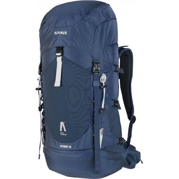 Sac À Dos - Alpinus - Veymont - 45 L - Imperméable - Mixte - Marine