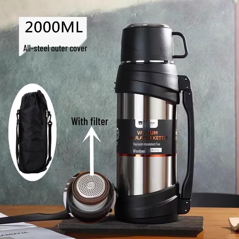 DKADI 304 Stainless Steel 2L Outdoor Thermal Flask