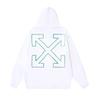 1223 Off-White 2025 Herbst/Winter Neue Kapuzenpullover für Damen und Herren mit Geldscheinmusterdruck