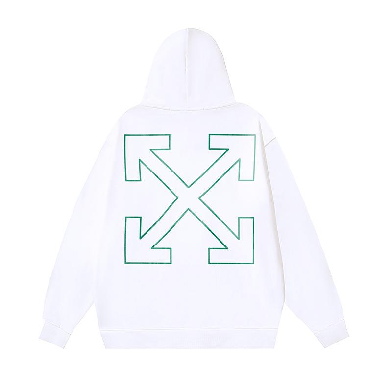 1223 Off-White 2025 Herbst/Winter Neue Kapuzenpullover für Damen und Herren mit Geldscheinmusterdruck