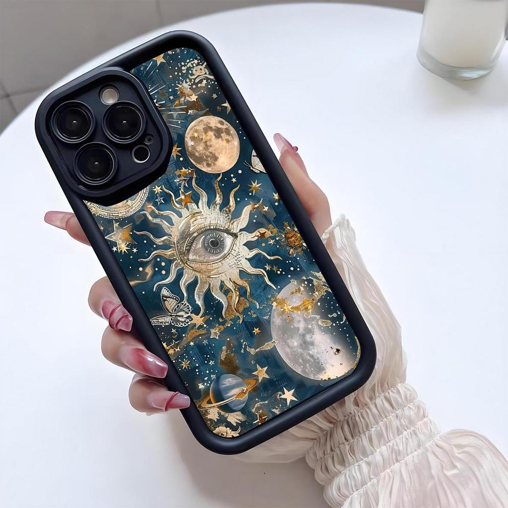 Black Groove Sunglasses Design Full Coverage Phone Case for Samsung & iPhone 15/16/17