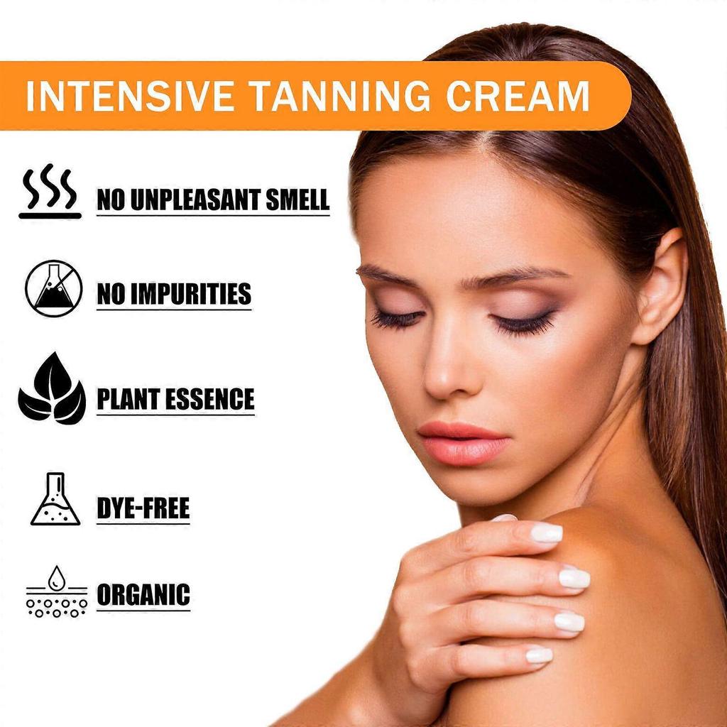 Eelhoe Tanning Cream For Outdoor Beach Sunbathing Helps To Achieve A Tan Of Wheat And Bronze Skin, Moisturizes And Tanns The Skin