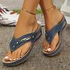 Infradito Retro da Donna Chic con Supporto per l'Arco Plantare - Comodi Sandali Estivi a Infradito Slip-On