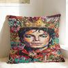 Pillow Cover MJ King Of Pop M-Michael J-jackson  Novelty Pillow Case For Living Room Chair Pillowcases