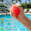 Ninonly Splash Balls - Unbreakable, Reusable Silicone Water Balloons for Water Play, 6 Colors, Summer Festivals, with Storage Bag (Set of 12)