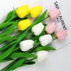 1PC Tulip Artificial Flowers Real Touch Bouquet Fake Flowers Decoration for Wedding Supplies Home Decor Valentines Flowers