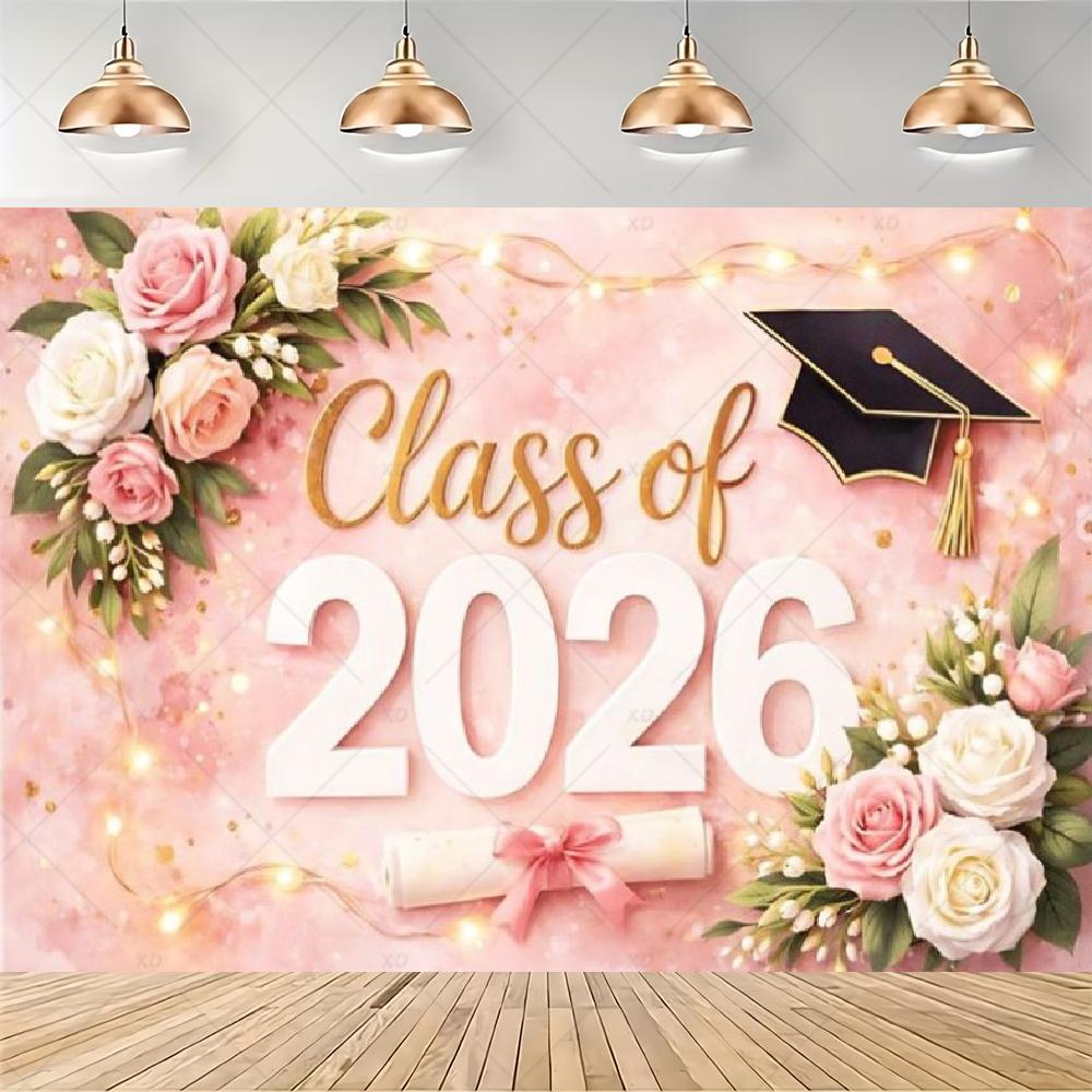 Class 2026 Undergraduate Fund, 2026 Undergraduate Party Decoration, Biretta and Diploma Photography Fund, Banner Supplies 120x90 CM