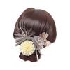 Coming-of-age Ceremony, Hair Ornament, Dried Flowers, Dahlias, Hydrangeas, Graduation Ceremony, Artificial Flower Decoration, Cute, Hair Accessory,
