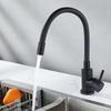 304 Stainless steel Faucets Kitchen Hot Cold Taps Universal Flexible Pipe Kitchen Sink Water Tap Deck Mounted