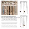 ZJchao Jewery Hanging Hook, Necklace Ring Earrings Accessory Display Jewery Organizer Wall Hanging Display Hook Holder or Necklace, Wall Decor