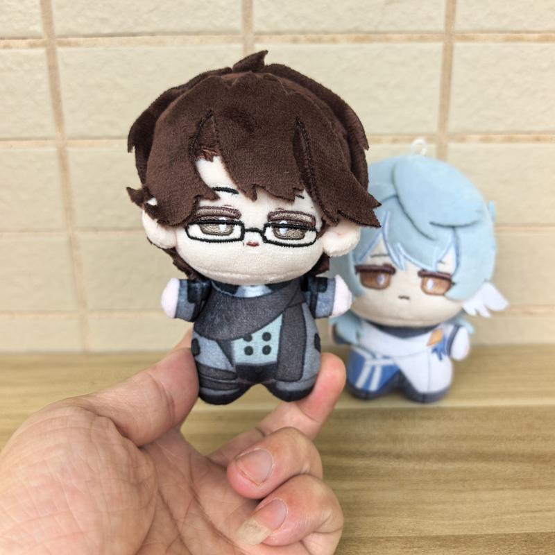10cm Cosplay Game Honkai Star Rail Character Sunday and Welt Yang Cartoon Plush Toys Cute Funny Bag Keychain Anime Plushie Doll