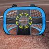 Children Football Goal Post Pop Up Accuracy Training for Backyard Fun Summer Playing