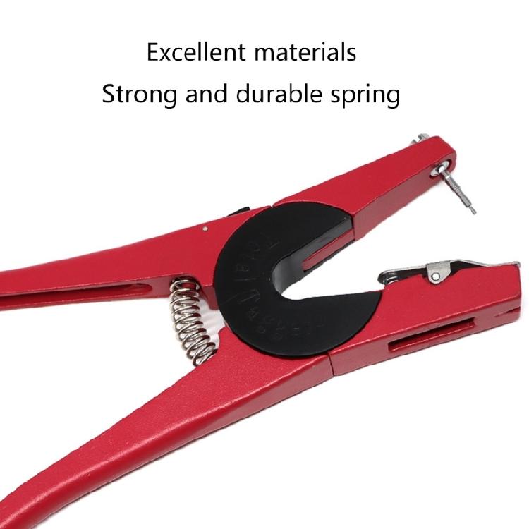 Efficient Livestock Ear Label 001-100 Ear Tagging Pliers Clip Ear Label Number Set