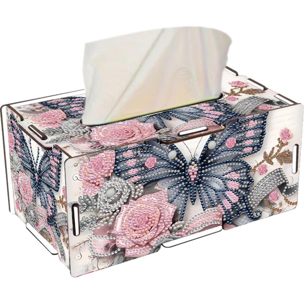 DIY Diamond Painting Napkin Holder Kit Diamond Napkin Holder Set Diamond Art Paper Towel Holder for Home & Office Decor