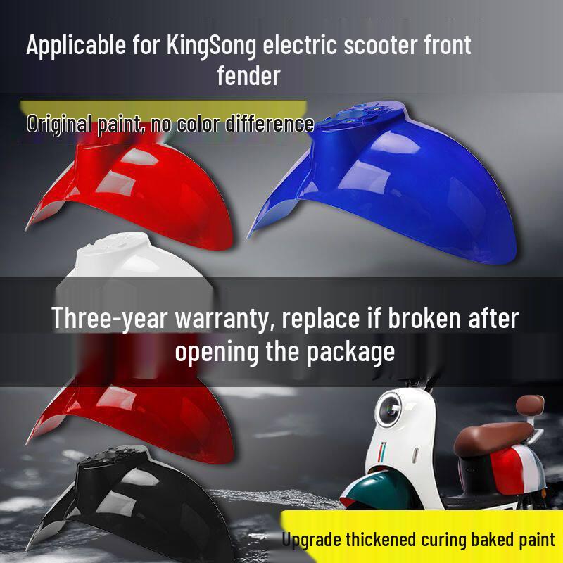 

Universal European Style Front Mudguard for Electric Scooters: Fits Little Kymco King & Aima Yadea Models Semi-Finished Requires Painting [Ultra Thin]