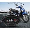 Full LCD Meter Motorbike Instrument Cluster Dashboard Panel For Charisma 125 X & D WAVE125 Wave125S Accurate Measurement