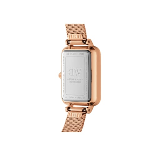 [Official Store/Authentic] Daniel Wellington Quadro 20X26 Pressed Lumine Crystal Watch in Rose Gold, Gold, and Silver. Women's Watch. A perfect gift f