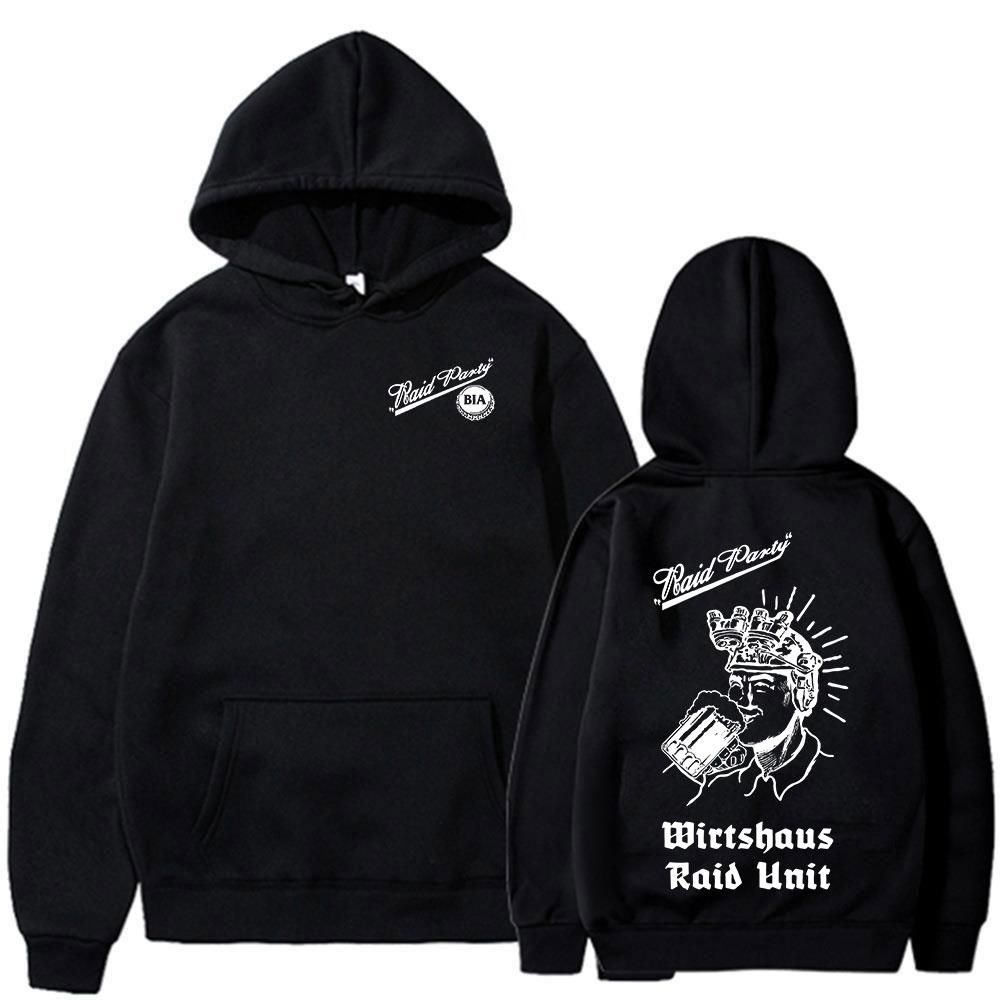 Raid Party Brothers in Arms Double Sided Printed Hoodies Men Women Clothing Fashion Sweatshirts Oversized Long Sleeve Pullovers