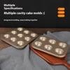New 6/9/12 Cavity Cake Mold Chestnut Shaped Non-stick Coating Baking Tray Reusable DIY Muffins Moulds Afternoon Tea