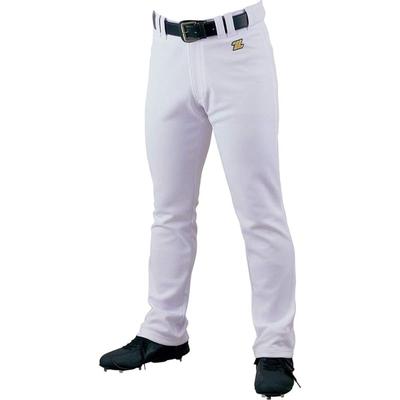 ZETT Baseball Uniform Mecha Pants Straight Pants, White (1100), Size S, BU1282STP