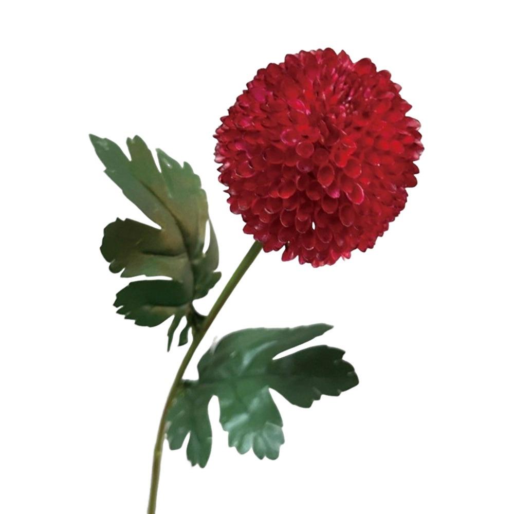 Silk Cloth Simulation Chrysanthemum Onion Ball Branch DIY Floral Materials Fake Flower Ball Soft Green Flower Hydrangea