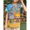 Summer 3DPrinting The Creature Cases Children's animated series Tops Anime T-shirt Sam Snow and Kit Casey Cartoon Print Casual   Cute T-shirt