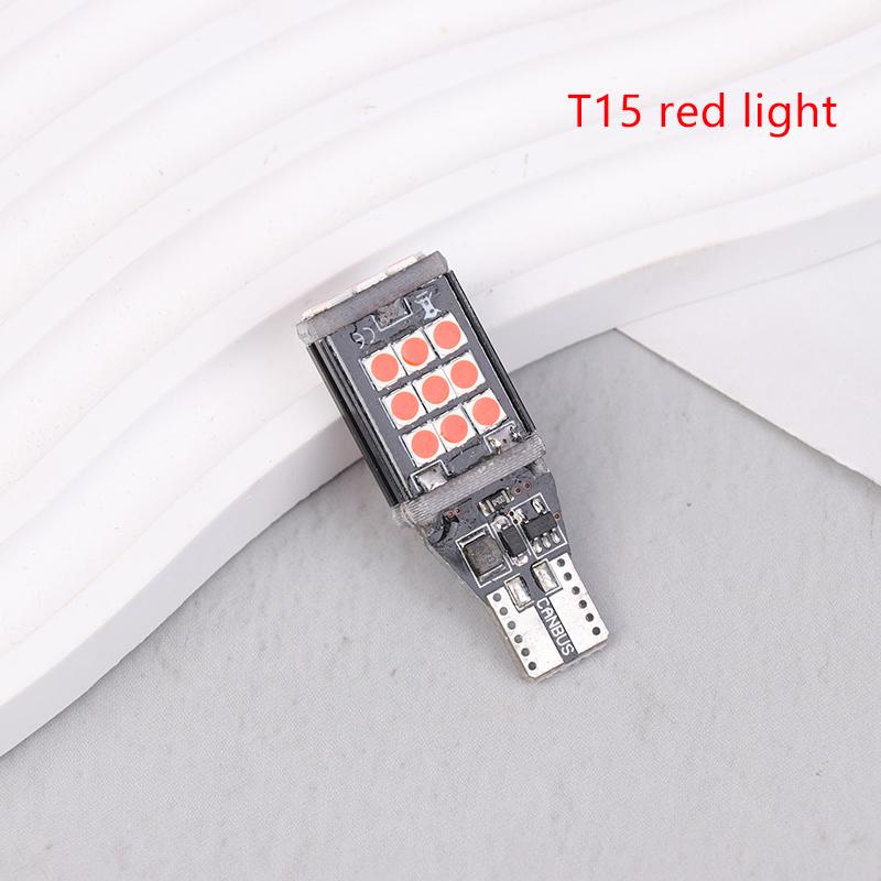 T20 1156 T15 3030 24Smd Светодиодная автомобильная светодиодная лампа заднего хода Автомобильная лампа указателя поворота Стоп-сигнал Задний ход Красный свет
