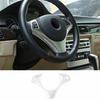 Steering Wheel Border Strip Cover Trim 2005-12 For BMW 3-Series E90 Matte Silver