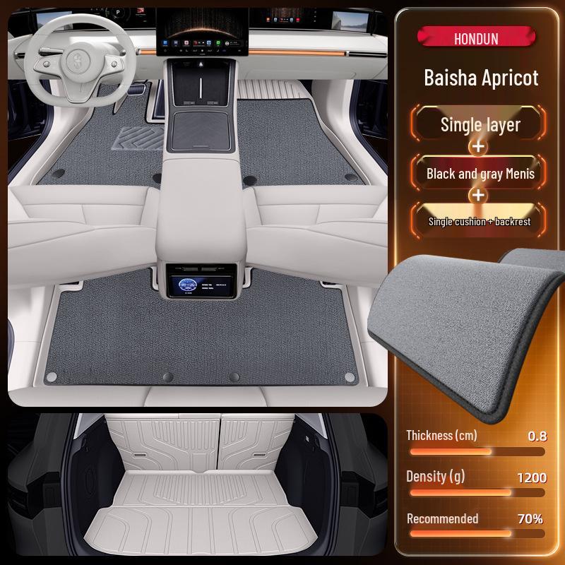 2026 Hongqi S9 TPE Floor Mats: Full Set Interior Carpet for Five Seats