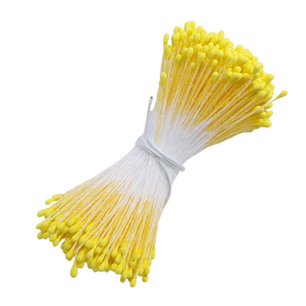380 pcs: 1mm Matte Flower Centers & Imitation Plaster Stamens for Roses, Lilies